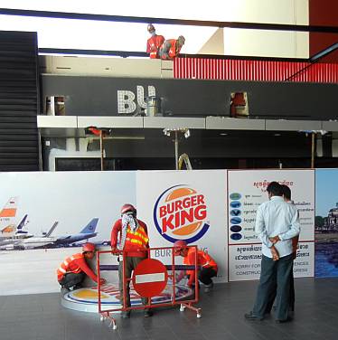 Constructing Cambodia's first Burger King